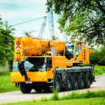 Liebherr LTM 1100 on the road
