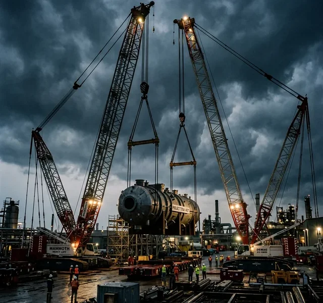 Construction Support by Red Tiger Cranes